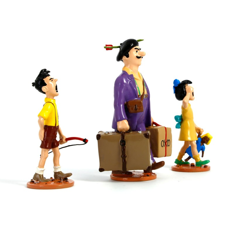 Tintin et ses figurines