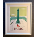 Affiche tirage d'Art "Place Vendome Paris" Monsieur Z.