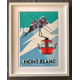 Affiche tirage d'Art " Mont Blanc " Monsieur Z.