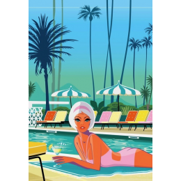 Affiche tirage d'Art " Palm Springs " Monsieur Z.