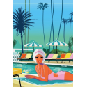 Affiche tirage d'Art " Palm Springs " Monsieur Z.