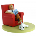 Tintin fauteuil rouge - Collection Les Icones Moulinsart