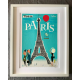 Affiche tirage d'Art "Paris Tour Eiffel" Monsieur Z.