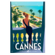 Affiche tirage d'Art " Cannes fenêtre " Monsieur Z.