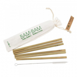 Pailles réutilisables 100% naturelles en bambou bio Cookut