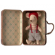 Petite souris de Noël avec sa valise Maileg