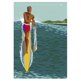 Affiche tirage d'Art "Paddle" Monsieur Z. Edition limitée !