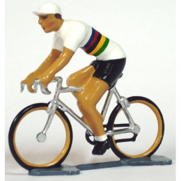 Figurine cycliste du Tour de France - Maillot champion du Monde - CBG Mignot