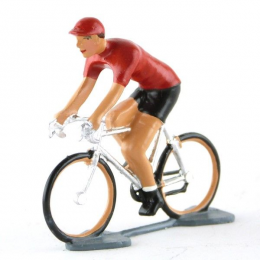 Figurine cycliste du Tour de France - Maillot rouge - CBG Mignot