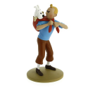 Figurine Tintin ramène Milou - Moulinsart