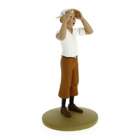 Figurine Tintin dans le désert - Moulinsart