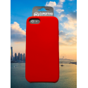 Coques iPhone silicone Cupertino Rouge