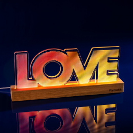 Lampe à poser "LOVE" - Pixmatik