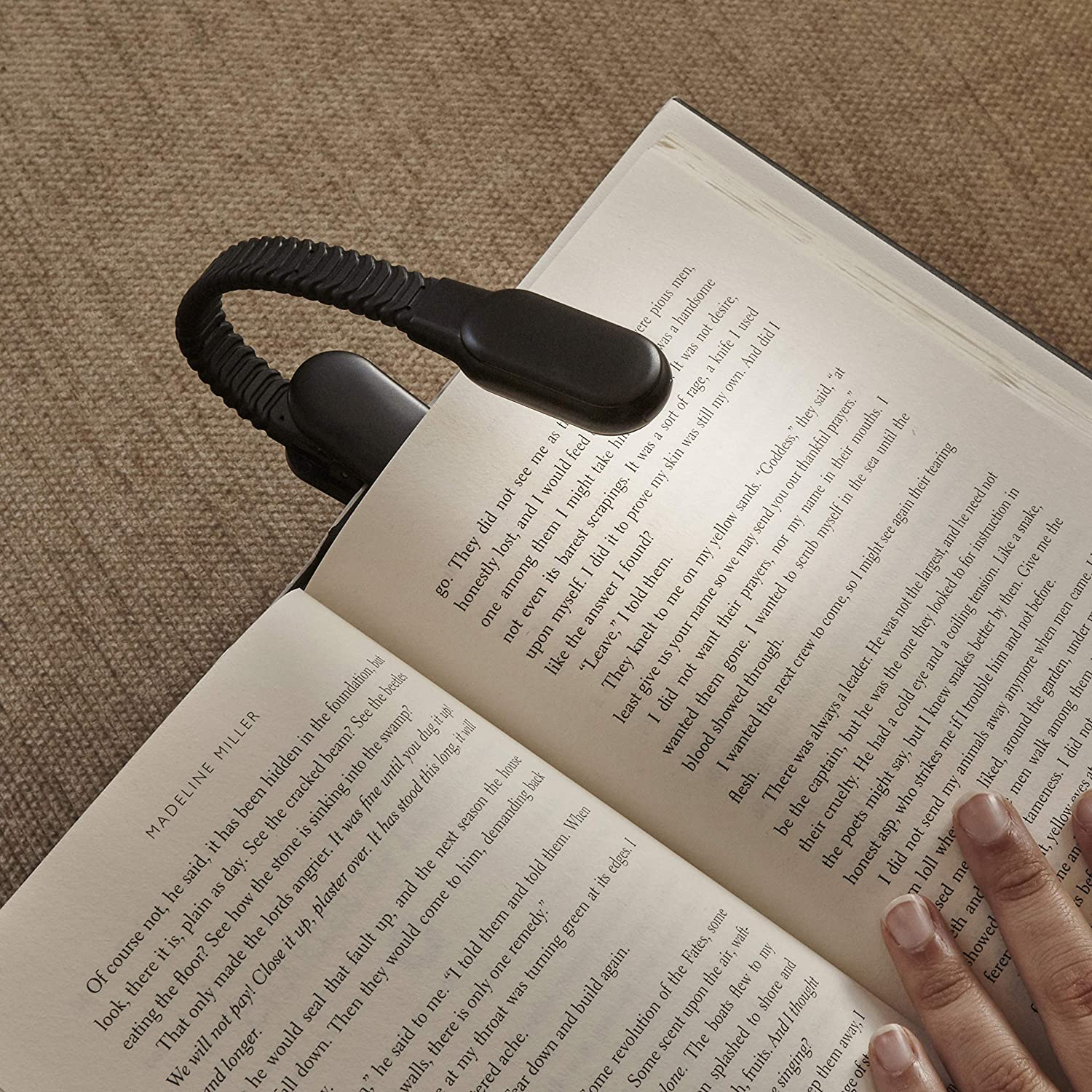 Lampe de lecture flexible à pince – LECTURA LAND