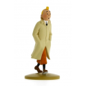 Figurine Tintin en trench - Moulinsart