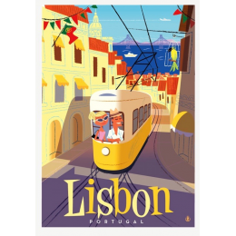 Affiche tirage d'Art " Lisbon " Monsieur Z